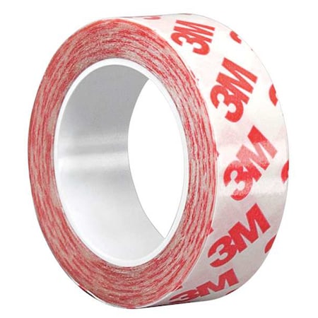 Film Tape, 1 in W, 5 yd L, 8.3 mil, Polyester Film, Double-Sided