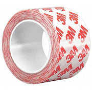 Film Tape, 3 in W, 5 yd L, 8.3 mil, Polyester Film, Double-Sided