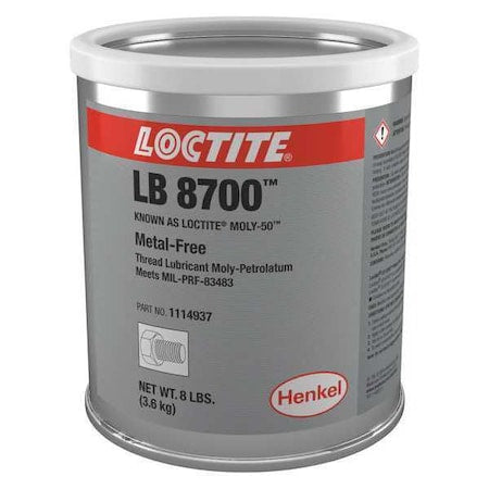 Anti-Seize,Molybdenum,8 lb,Can LB 8700(TM) MOLY-50(TM)