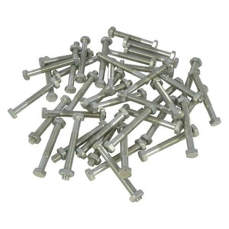 Bolt and Nut Kit,1/3 to 2-1/2 In,PK42