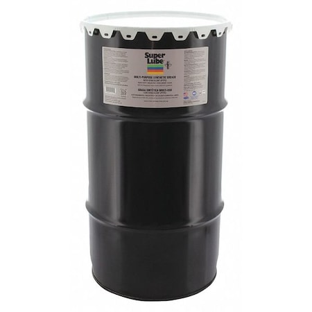 120 lb., Drum, Synthetic, White