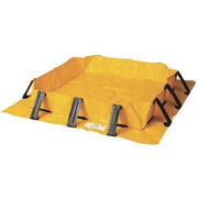 Spill Berm,10 ft.Lx10 ft.Wx8 in.H,Yellow