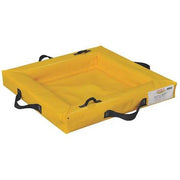 4'x4'x4', 40 Gal Gallon Capacity, Spill Containment Berm, Yellow - T8005