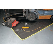 Maintenance Blanket, Absorbs 8 gal. All Spills, Black