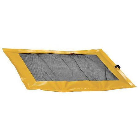 Sorbent Pad, 2 gal Spill Capacity, 2 gal Load Capacity, PVC Coated Fabric