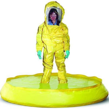 Hazmat Pool with Drain,100 gal. Capacity