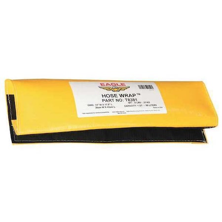 Hose Wrap that fits 4 in to 5 in hose, Yellow - T8382