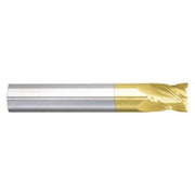 End Mill,7/16 in.4 Flutes,TiN