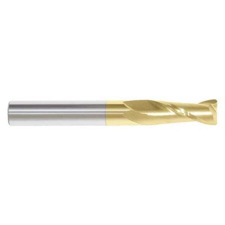 End Mill,1/8 in.,2 Flutes,TiN
