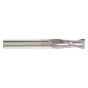 End Mill,1/8 in.,2 Flutes,TiCN