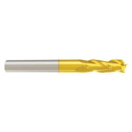 End Mill,5/16 in.3 Flutes,TiN