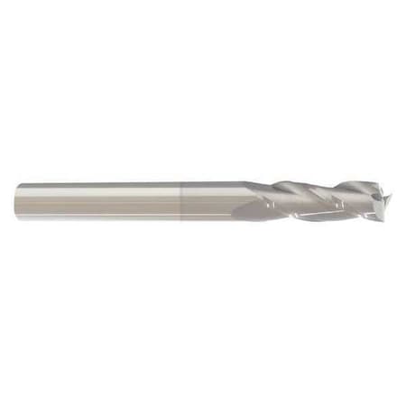 End Mill,1/2 in.3 Flutes,TiCN