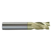 End Mill,3/8 in.4 Flutes,ZrN