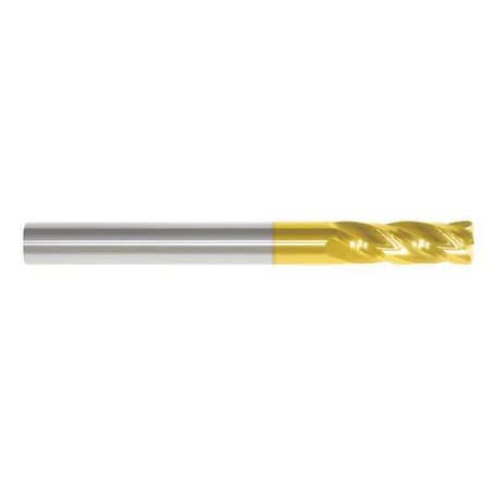 End Mill,3/8 in.,4 Flutes,TiN