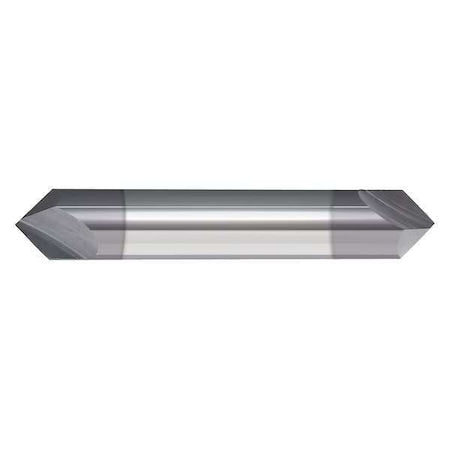 Chamfer End Mill,3/16 in. Dia,Carbide