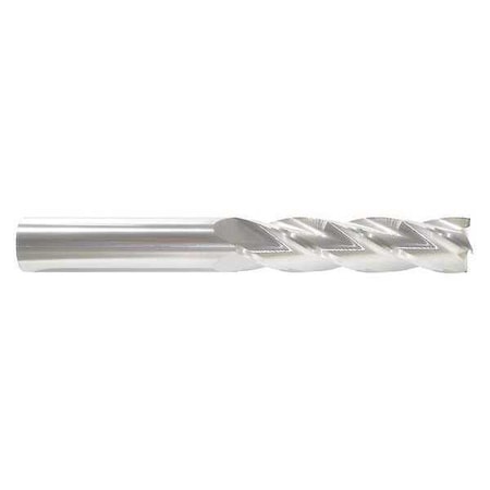 End Mill,5/8 in.4 Flutes,Bright