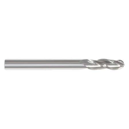 End Mill,7/16 in.3 Flutes,Bright