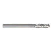 End Mill,1/8 in.3 Flutes,TiCN