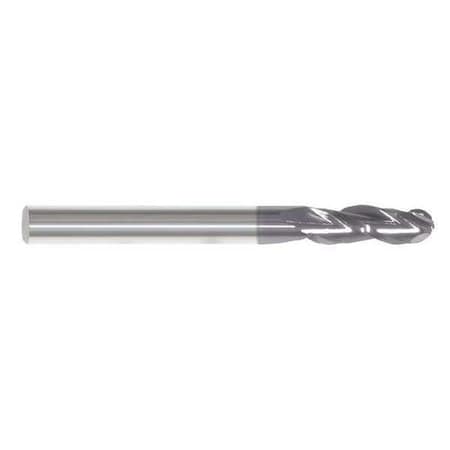 End Mill,1/32 in.3 Flutes,TiAlN