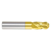 End Mill,1 in.4 Flutes,TiN