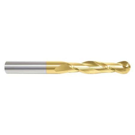 End Mill,1/2 in.2 Flutes,TiN
