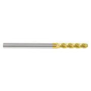 End Mill,3/16 in.4 Flutes,TiN