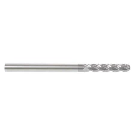 End Mill,1/8 in.4 Flutes,TiCN