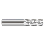 End Mill,1/2 in.4 Flutes,Bright