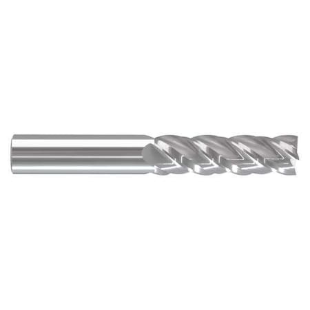 End Mill,3/16 in.4 Flutes,Bright