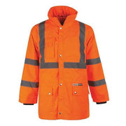 Hi-Vis Jacket, Polyester, Class 3 Orange, S
