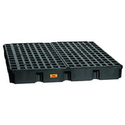 Spill Deck, 60 gal Spill Capacity, 4 Drums, 10,000 lb Load Capacity, Polyethylene