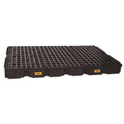 Spill Deck, 88 gal Spill Capacity, 6 Drums, 10,000 lb Load Capacity, Polyethylene