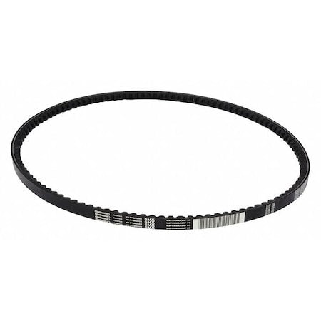 5VX850 Cogged, Wedge V-Belt, 85 in Outside Length, 5/8 in Top Width, 17/32" Thickness, 1 Ribs