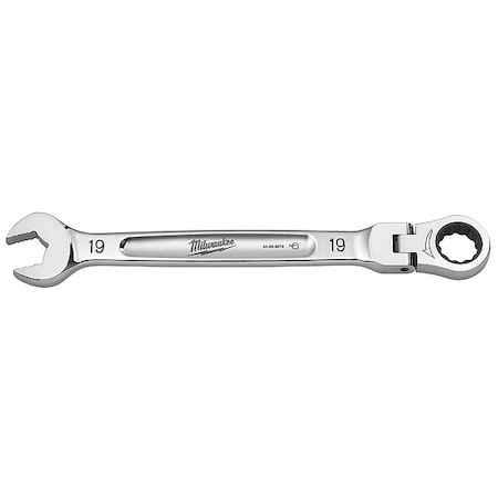 19mm Metric Flex Head Ratcheting Combination Wrench