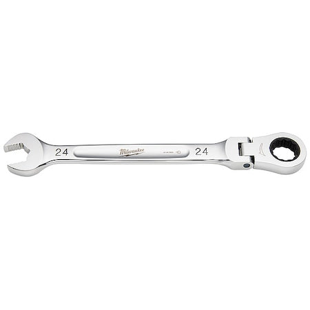 24mm Metric Flex Head Ratcheting Combination Wrench