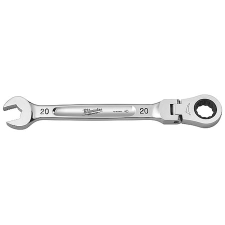 20mm Metric Flex Head Ratcheting Combination Wrench