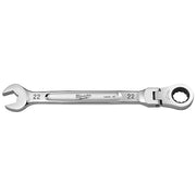 22mm Metric Flex Head Ratcheting Combination Wrench