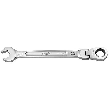 22mm Metric Flex Head Ratcheting Combination Wrench