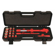 3/8" Drive Socket Set Metric 16 Pieces 8 mm to 20 mm , Chrome