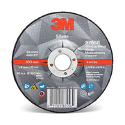 Depressed Center Grinding Wheel, Type 27, 6 in Dia, 0.25 in Thick, 7/8 in Arbor Hole Size, Ceramic