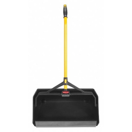 Dust Pan,Plastic,21-3/4" W,30" L Handle