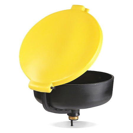 Drum Funnel,Yellow,11-1/2" H,17-3/4" dia