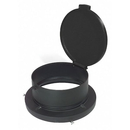 Drum Lid,24-1/2" Outside dia.,Black