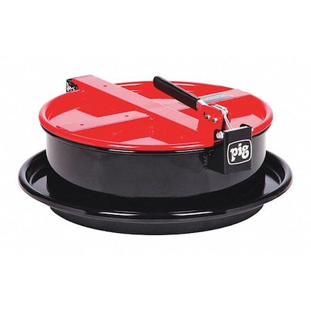 Drum Lid,19-3/4" Outside dia,Yellow
