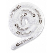 Sorbent Sock, 15 gal, 3 in x 10 ft, Oil, White, 6 PK