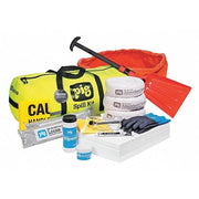 Spill Kit, 10 gal Volume Absorbed per Kit, Not Applicable Capacity, Bag, Yellow