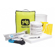 Spill Kit, 7 gal Volume Absorbed per Kit, Not Applicable Capacity, Bag, Yellow