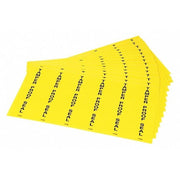 Tamperproof Seal Label,2" W,6" L,PK102