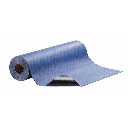 Sorbent Pad, 5 gal, 32 in x 5 ft, Universal, Blue, 10 PK