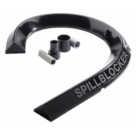 Spill Blocker Vacuum Dike,2-1/4" H,4" W